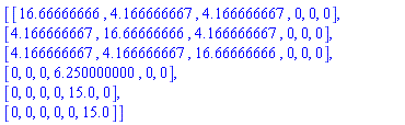 Matrix([[C[11], C[12], C[12], 0, 0, 0], [C[21], C[22], C[23], 0, 0, 0], [C[21], C[32], C[22], 0, 0, 0], [0, 0, 0, C[44], 0, 0], [0, 0, 0, 0, C[66], 0], [0, 0, 0, 0, 0, C[66]]])