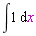 int(1, x)