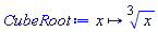 proc (x) options operator, arrow; surd(x, 3) end proc