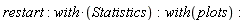 restart; with*Statistics; with(plots)
