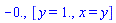 -0., [y = HFloat(1.0), x = y]