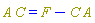 Physics:-`*`(A, C) = F-Physics:-`*`(C, A)