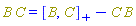 Physics:-`*`(B, C) = %AntiCommutator(B, C)-Physics:-`*`(C, B)
