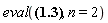 eval(Physics[Library]:-Add(f[i, j], i+j <= n, lowerbound = 1), n = 2)