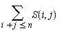 "(&sum;)S(i,j)"