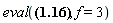 eval(sum(g(i), i = 1 .. f), f = 3)