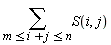 "(&sum;)S(i,j)"