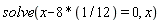 solve(x-8*(1/12) = 0, x)