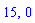 15, 0