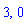 3, 0