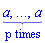 `$`(a, p)