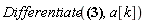Differentiate(`$`(a[i], i = n .. m), a[k])