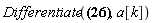 Differentiate(`$`(f(a[i]), i = n .. m), a[k])