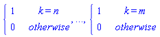 `$`(piecewise(k = i, 1, 0), i = n .. m)