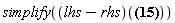 simplify((lhs-rhs)(alpha^3*sin(alpha*z+beta)*cos(cos(alpha*z+beta))-3*alpha^3*cos(alpha*z+beta)*sin(alpha*z+beta)*sin(cos(alpha*z+beta))+alpha^3*sin(alpha*z+beta)^3*cos(cos(alpha*z+beta)) = alpha^3*sin(alpha*z+beta)*cos(cos(alpha*z+beta))-3*alpha^3*cos(alpha*z+beta)*sin(alpha*z+beta)*sin(cos(alpha*z+beta))+alpha^3*sin(alpha*z+beta)^3*cos(cos(alpha*z+beta))))
