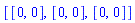 [[0, 0], [0, 0], [0, 0]]