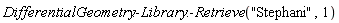 DifferentialGeometry:-Library:-Retrieve("Stephani", 1)