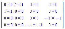 Matrix(%id = 18446744078191319390)