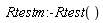 Rtestm:-Rtest()