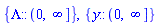 {Lambda::(RealRange(Open(0), infinity))}, {y::(RealRange(Open(0), infinity))}