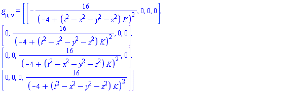 g[mu, nu] = z