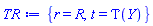 {r = R(Y), t = Tau(Y)}