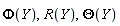 Phi(Y), R(Y), Theta(Y)