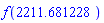 f(2211.681228)