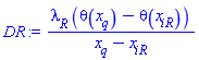 lambda__R*(theta(x__q)-theta(x__i__R))/(x__q-x__i__R)