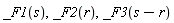 _F1(s), _F2(r), _F3(s-r)