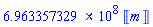 696335732.9*Units:-Unit(m)