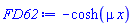 -cosh(mu*x)