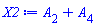 A[2]+A[4]