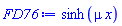 sinh(mu*x)