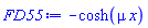 -cosh(mu*x)