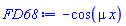-cos(mu*x)