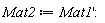 Mat2 := diff(Mat1, x):