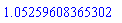 HFloat(1.0525960836530153)