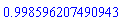 HFloat(0.9985962074909431)