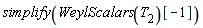 simplify(WeylScalars(T__2)[-1])