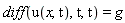 diff(u(x, t), t, t) = g