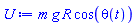 m*g*R*cos(theta(t))