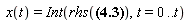 x(t) = Int(rhs(v(t) = w__0*t/(1+w__0^2*t^2/c^2)^(1/2)), t = 0 .. t)
