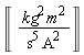 Unit('kg'^2*'m'^2/('s'^5*'A'^2))