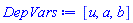 [u(x, t), a(t), b(t)]