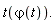 "t(`&varphi;`(t))."