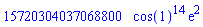 15720304037068800*cos(1)^14*exp(2)