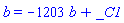 b = -1203*b+_C1