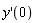 (D(y))(0)