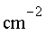 1/cm^2